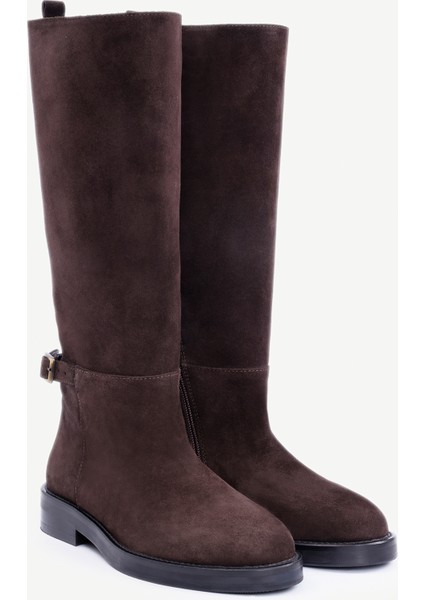 Bilekte Atkı Detaylı Deri Çizme fırsatları