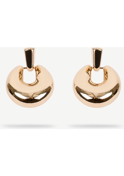 Şık Gold Küpe