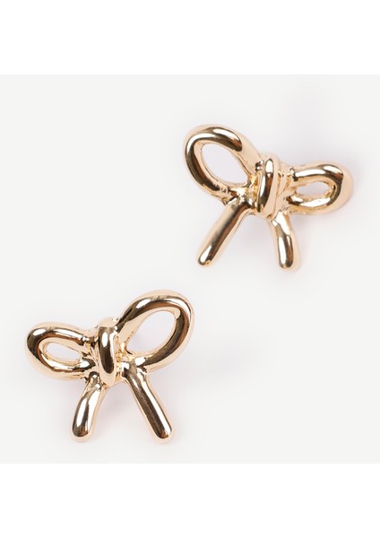 Fiyonk Formlu Gold Küpe fiyatları
