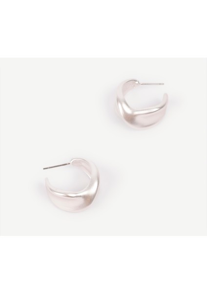 Dokulu Asimetrik Halka Küpe fiyatları