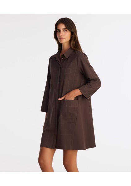 A Form Gömlek Yaka Uzun Kol Elbise fiyatları