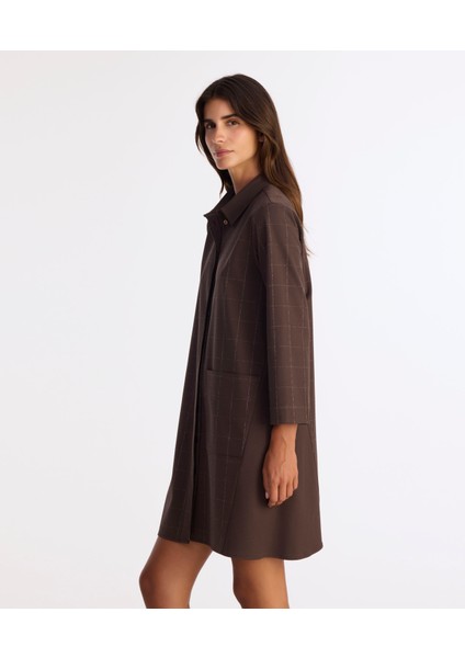 A Form Gömlek Yaka Uzun Kol Elbise modelleri