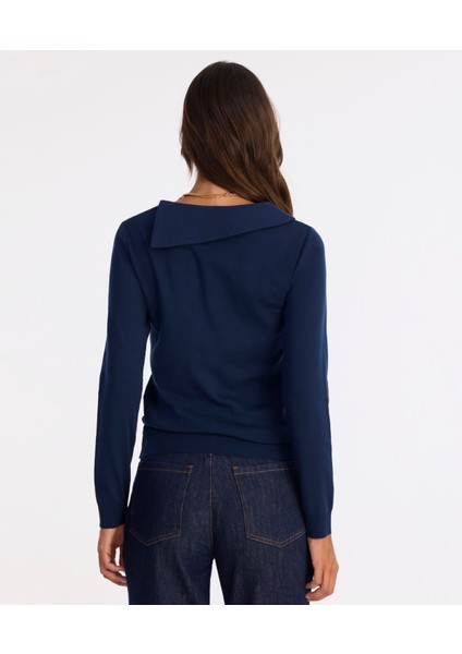 Regular Kayık Yaka Uzun Kol Kazak fırsatları