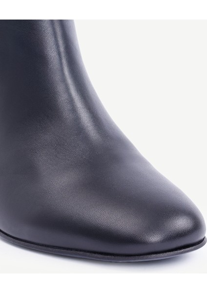 Metal Ökçeli Deri Topuklu Bot fiyatları