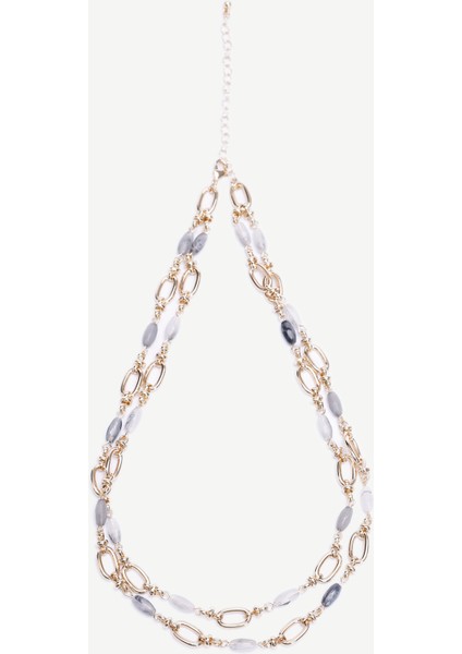 Çift Sıralı Kolye