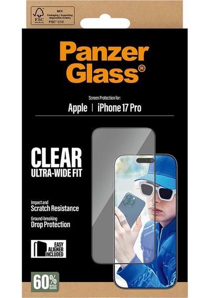 iPhone 17 Pro Uwf Şeffaf Cam Ekran Koruyucu (Hizalama Aparatlı) indirimleri