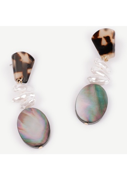 Kabuk Detaylu Akrilik Küpe fiyatları