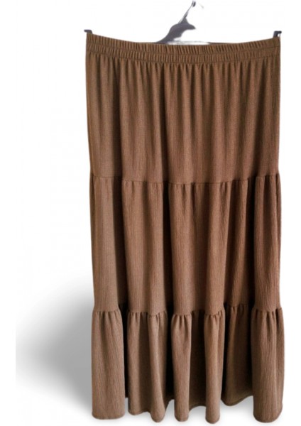 Beli Lastikli Bürümcek Kumaş Etek Anne Eteği Uzun Namaz Eteği Koyu Yeşil 44-52 Beden fiyatları