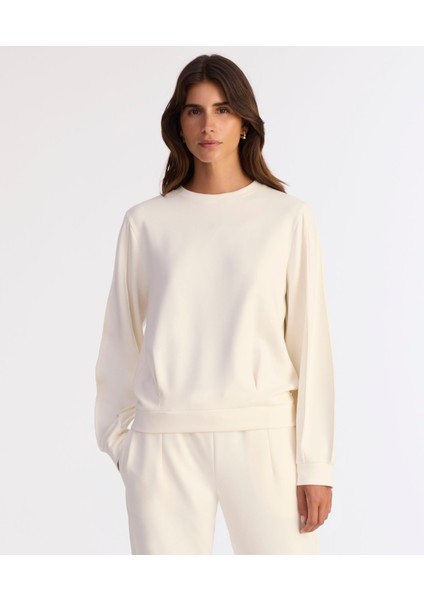 Regular Bisiklet Yaka Uzun Kol Sweatshirt fiyatları