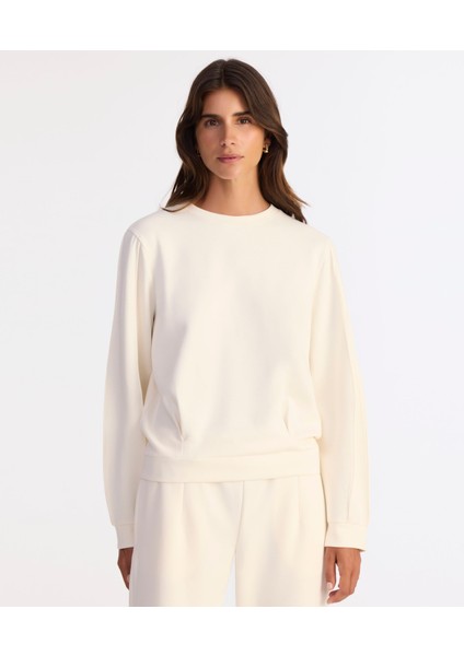 Regular Bisiklet Yaka Uzun Kol Sweatshirt modelleri