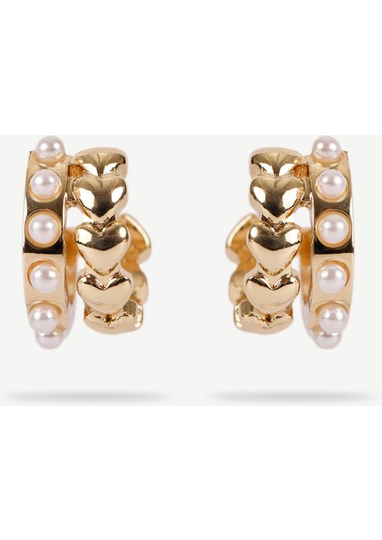 Çift Sıralı Minimal Halka Küpe