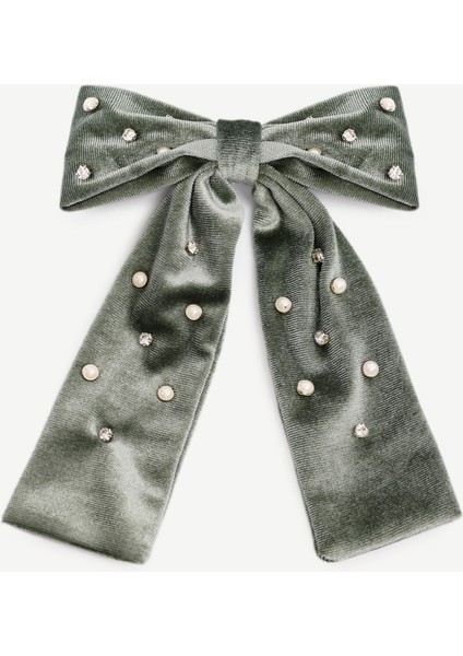 Kurdele Formlu Kadife Toka