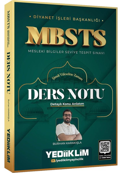 2026 Mbsts Diyanet Işleri Başkanlığı Ders Notu-Soru Bankası-7 Deneme fiyatları