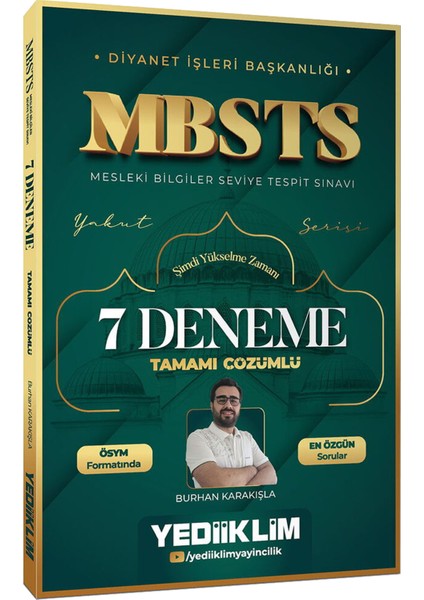 2026 Mbsts Diyanet Işleri Başkanlığı Ders Notu-Soru Bankası-7 Deneme fırsatları