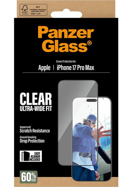iPhone 17 Pro Max Uwf Şeffaf Cam Ekran Koruyucu (Hizalama Aparatlı) indirimleri