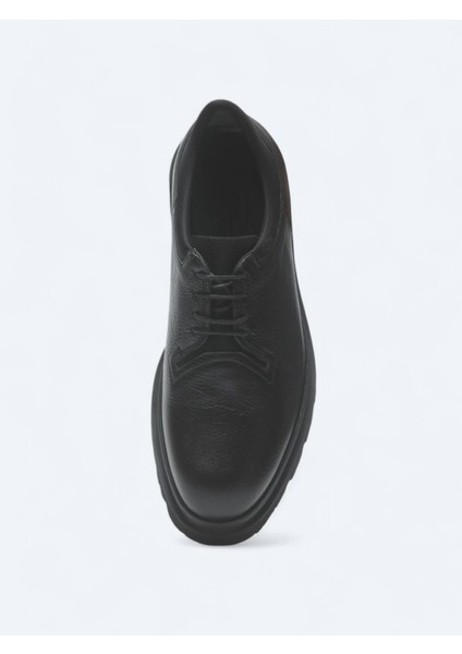 Siyah Deri Smart Casual Ayakkabı modelleri