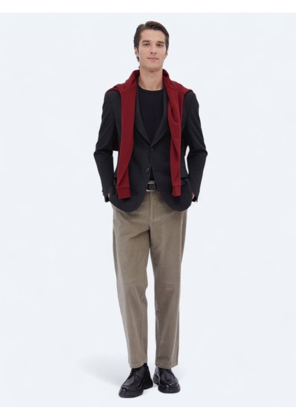 Siyah Çizgili Modern Fit Ceket fiyatları