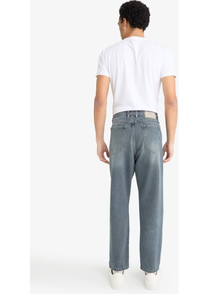 90's Slim Fit Dar Paça Jean Pantolon E8428AX25AU