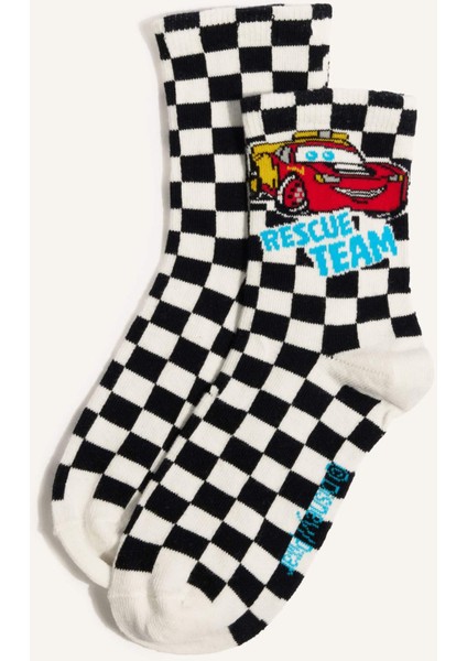 Erkek Çocuk Cars 3'lü Pamuklu Uzun Çorap F2674A8NS fiyatları