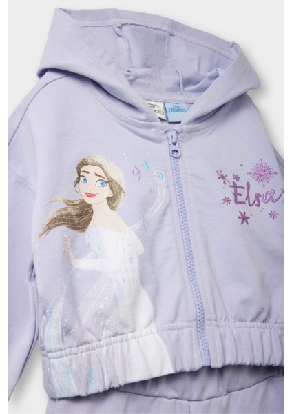 Kız Bebek Frozen 2'li Takım Kapüşonlu Sweatshirt Eşofman Altı G1597A525AU modelleri