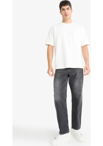 Baggy Fit Normal Bel Geniş Paça Jean Pantolon G2621AX25AU
