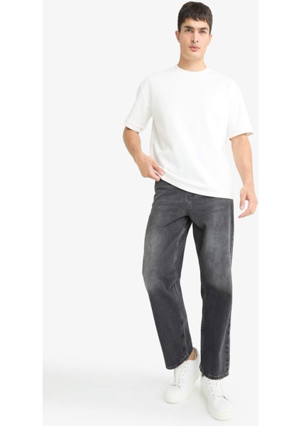 Baggy Fit Normal Bel Geniş Paça Jean Pantolon G2621AX25AU fırsatları