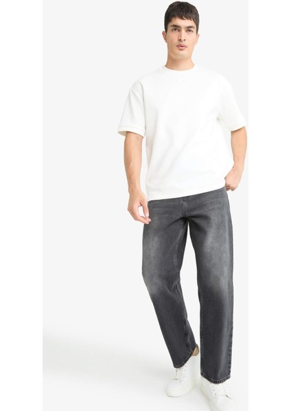 Baggy Fit Normal Bel Geniş Paça Jean Pantolon G2621AX25AU