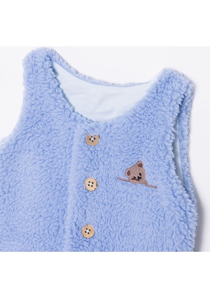 Erkek Bebek Yenidoğan Welsoft Yelek Bisiklet Yaka Atlet Kol modelleri