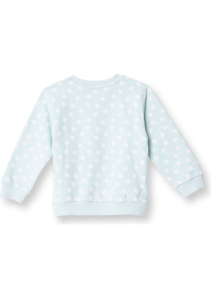 Kız Bebek Sweatshirt Şardonlu Bisiklet Yaka Uzun Kol fiyatları