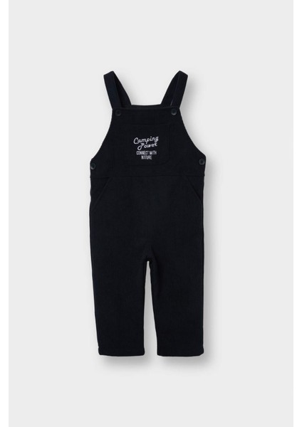 Erkek Bebek 2'li Takım Basic Düz Sweatshirt Fitilli Kadife Salopet G0084A525WN fiyatları