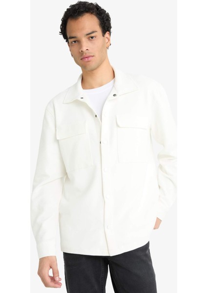 Regular Fit Twill Uzun Kollu Gömlek E7689AX25AU modelleri