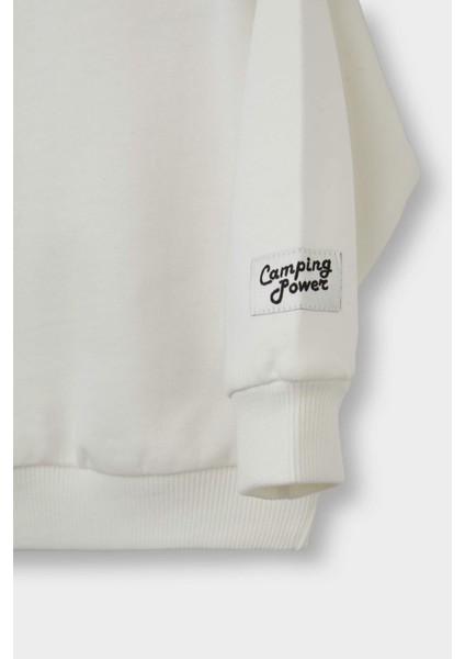 Erkek Bebek 2'li Takım Basic Düz Sweatshirt Fitilli Kadife Salopet G0084A525WN indirimleri