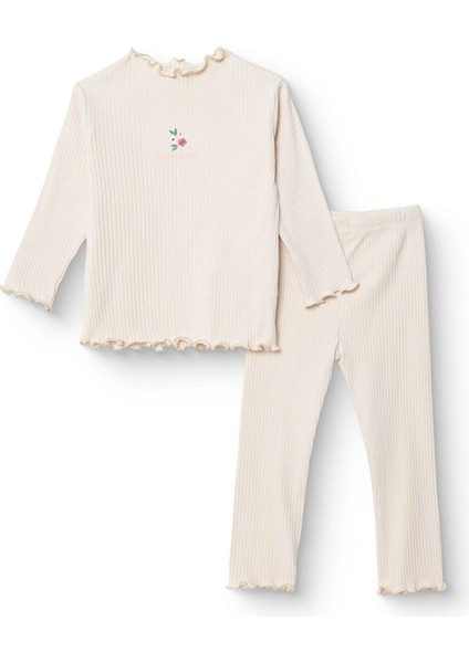 Kız Bebek Cutie Bluz-Tayt Kaşkorse Reçme Paça