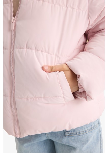 Kız Çocuk Su Geçirmez Fermuarlı Şişme Mont F0053A825AU indirimleri