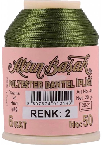 Altınbaşak Oya ve Dantel Ipi 20 gr - - No: 002