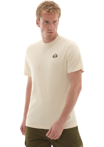 TB0A5MRXEFL1 Timberland Tree Logo Patch Tee Erkek T-Shirt S&amp;uuml;tl&amp;uuml; Kahve modelleri