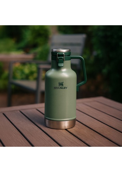 Termos The Easy-Pour Growler 1.9L / 64oz Hammertone Green indirimleri