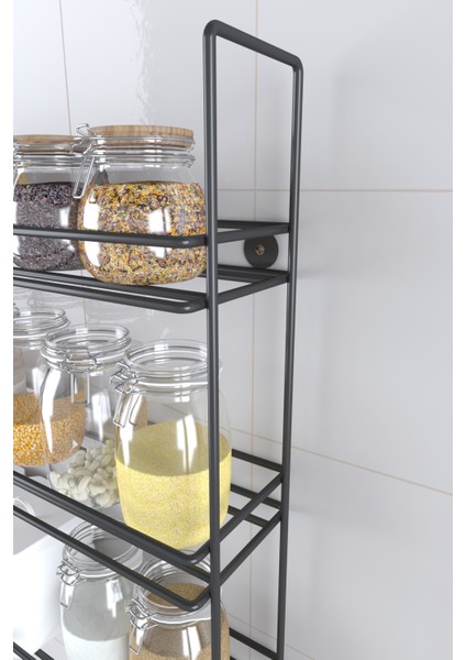 Metal Duvara Asılabilir Baharatlık Standı Küçük Boy Baharatlık Rafı modelleri
