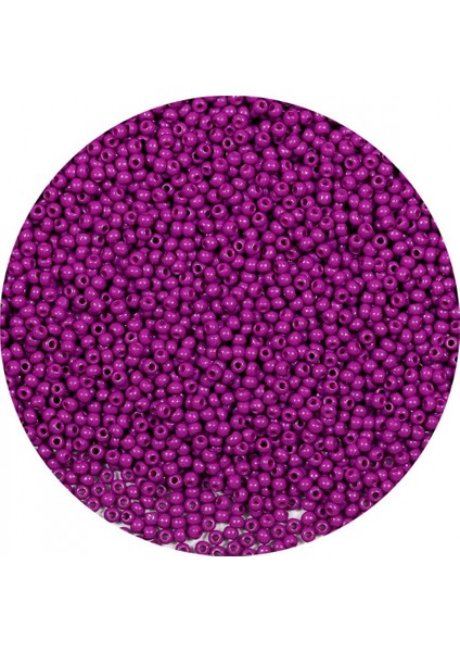 Fuşya Renk 4 mm Yaklaşık 1100 Adet / 100 Gram Cam Boncuk Oya Yazma Bileklik ve Kolye modelleri
