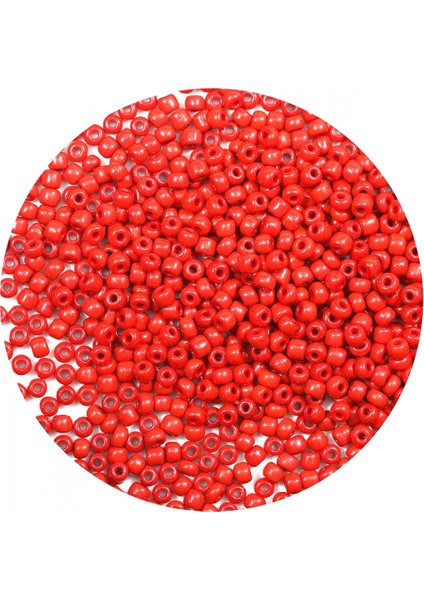 Koyu Turuncu Renk 4 mm Yaklaşık 660 Adet / 60 Gram Cam Boncuk Oya Yazma Bileklik ve Kolye modelleri