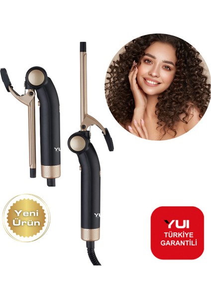 KB308 Seramik Plaka Afro Dalga 13MM Katlanabilir Saç Şekillendirici Maşa(Yui Türkiye Garantili)