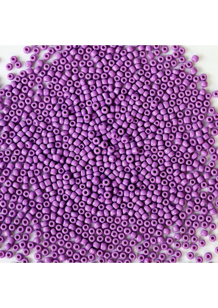 Mor Renk 4 mm Yaklaşık 660 Adet / 60 Gram Cam Boncuk Oya Yazma Bileklik ve Kolye fırsatları