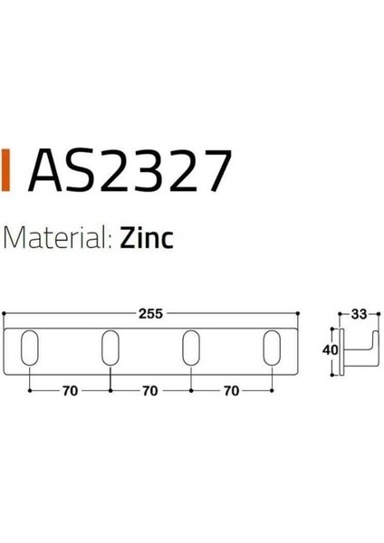 2327 Yapışkanlı Askı Krom Renk 45MM (AS2327 0045 Cr-Cr) fırsatları