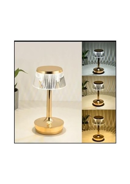 Şarjlı Masa Lambası CT-8434 Tek Anahtarla 3 Renk fiyatları