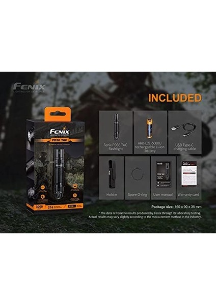 PD36 Tac 21700 Güçlendirilmiş Gelişmiş Taktik Şarj Edilebilir El Feneri El Feneri modelleri