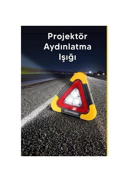 Reflektör Acil Durum Uyarı Lambası