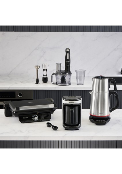 4'lü Elektrikli Premium Çeyiz Seti - Inox