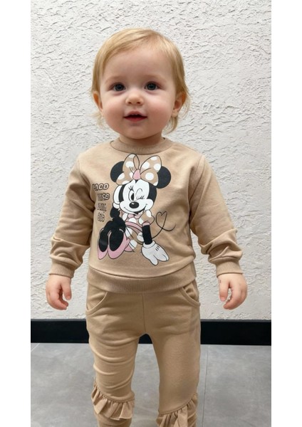 Kız Bebek 2’li Takım Mini Mouse Baskı