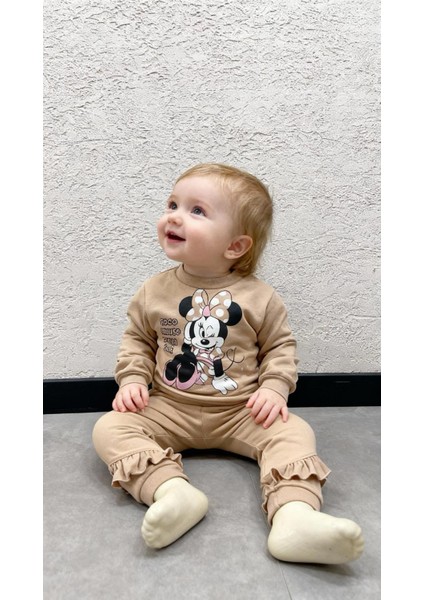 Kız Bebek 2’li Takım Mini Mouse Baskı fiyatları