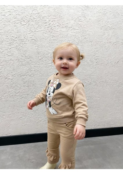 Kız Bebek 2’li Takım Mini Mouse Baskı modelleri